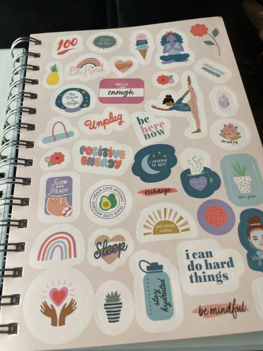 Treat Yourself with Kindess Hardcover Wellness Journal